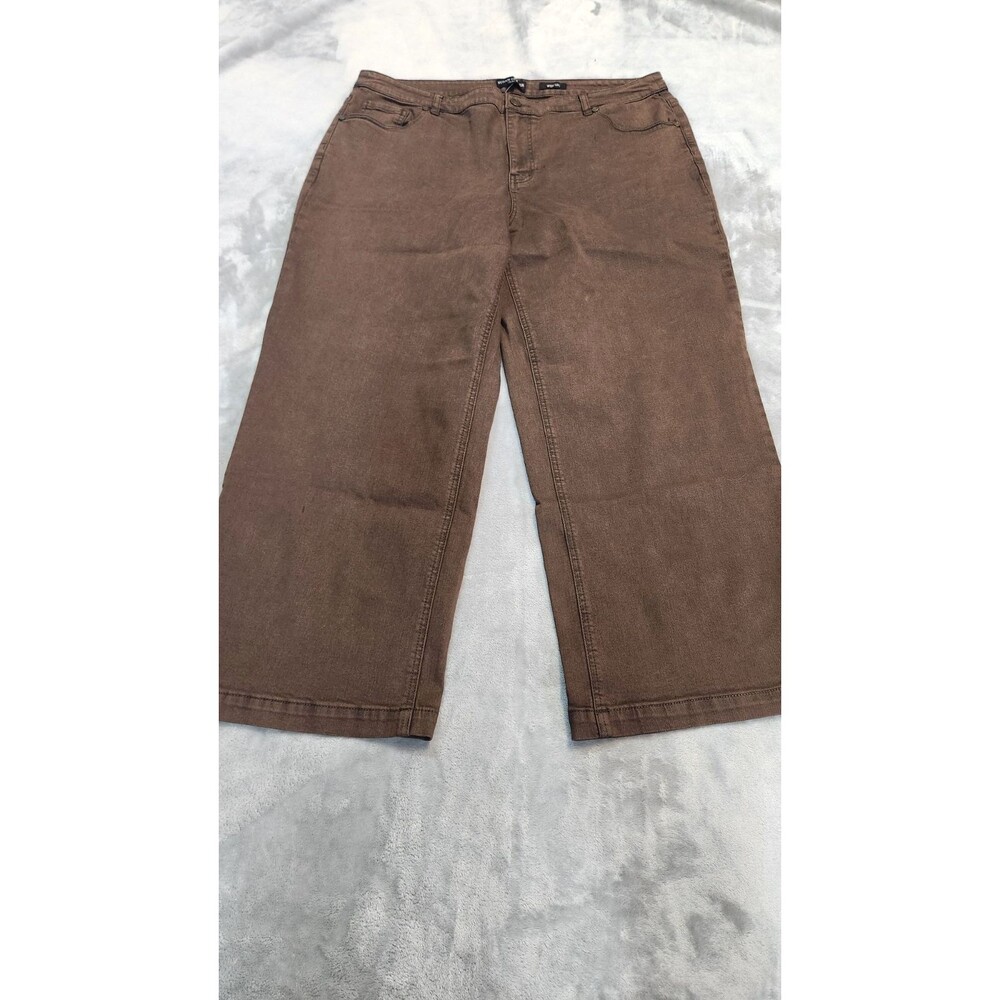 Susan Graver Women's W18P Brown‎ Jeans NWT